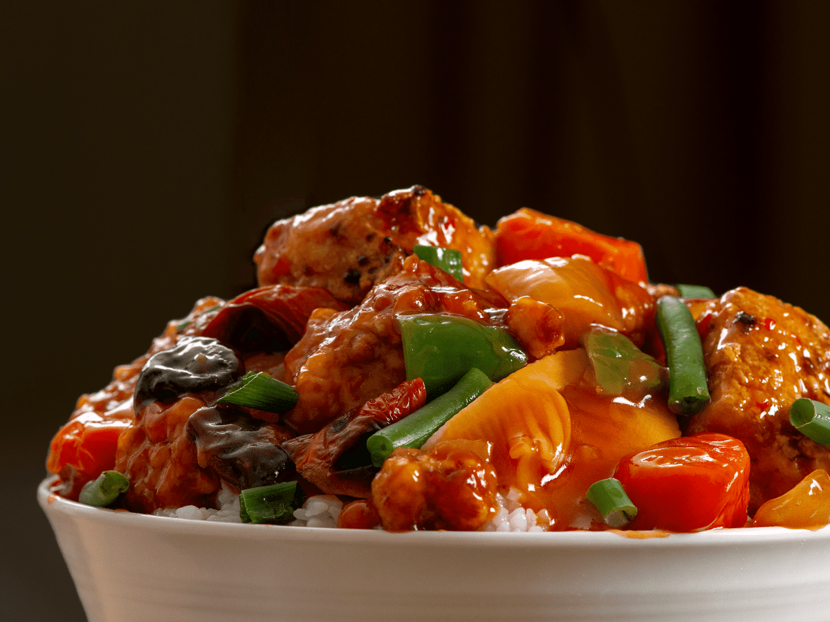 Sweet and Sour Tofu Meatless Balls